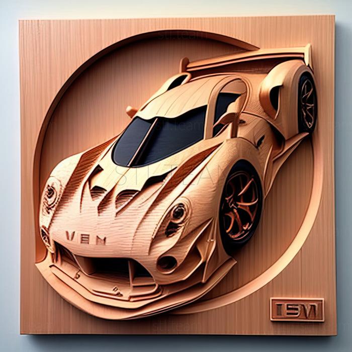 3D модель Nissan GT R LM Nismo (STL)